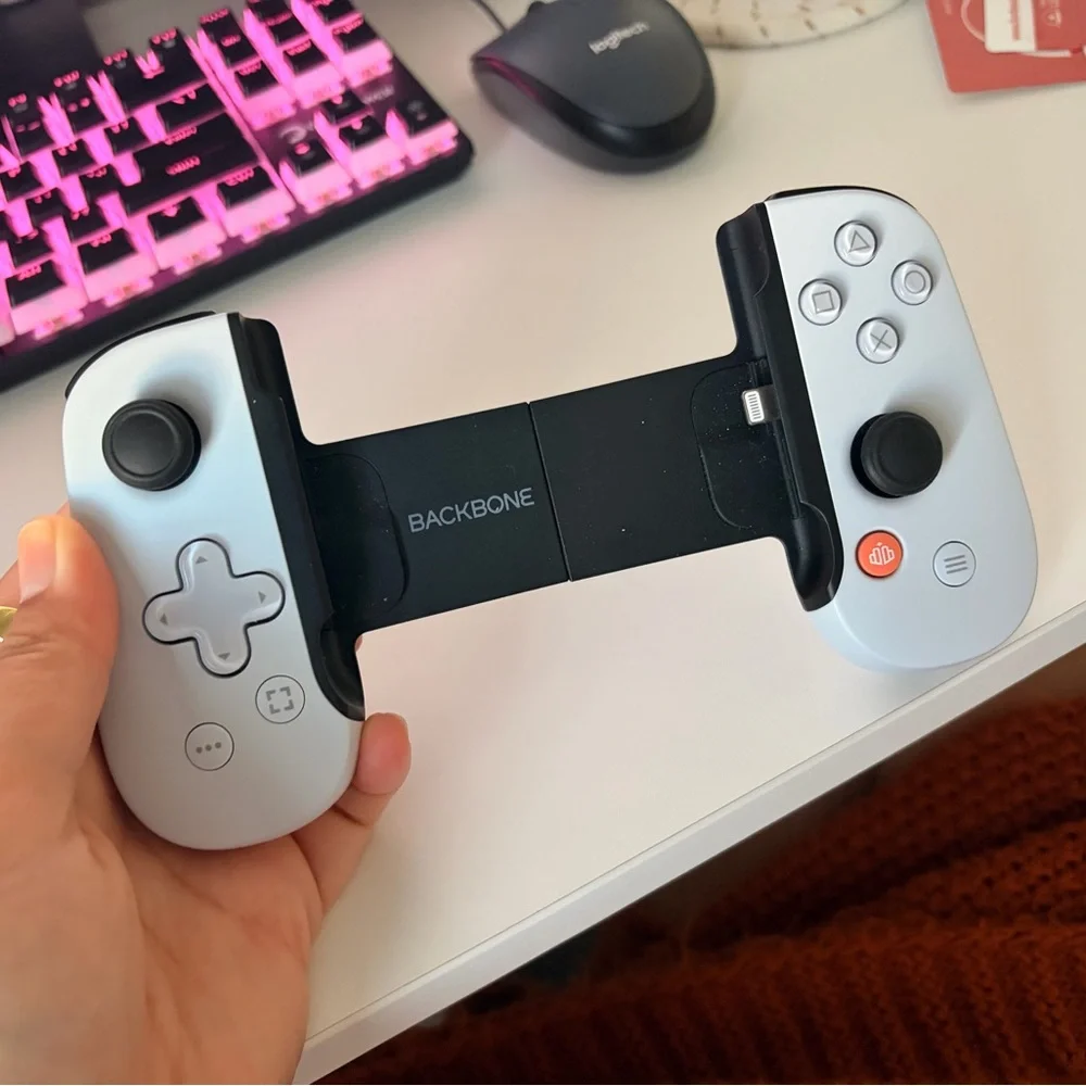 Backbone Playstation Handheld Console Controller - Black and White